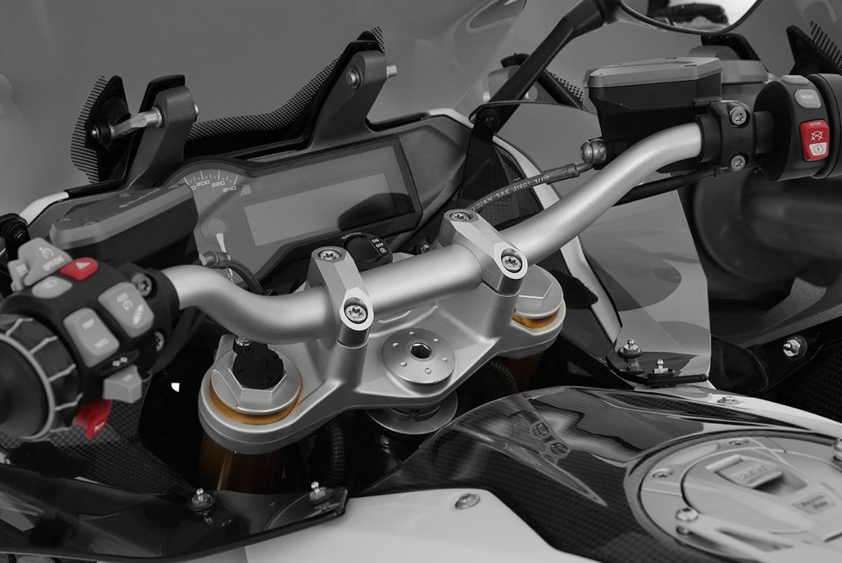 Wunderlich Tube-style handlebar - pre-drilled - silver