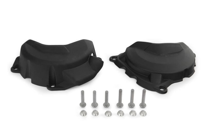 Wunderlich Engine protection cover set for clutch and alternator cover - black image 4