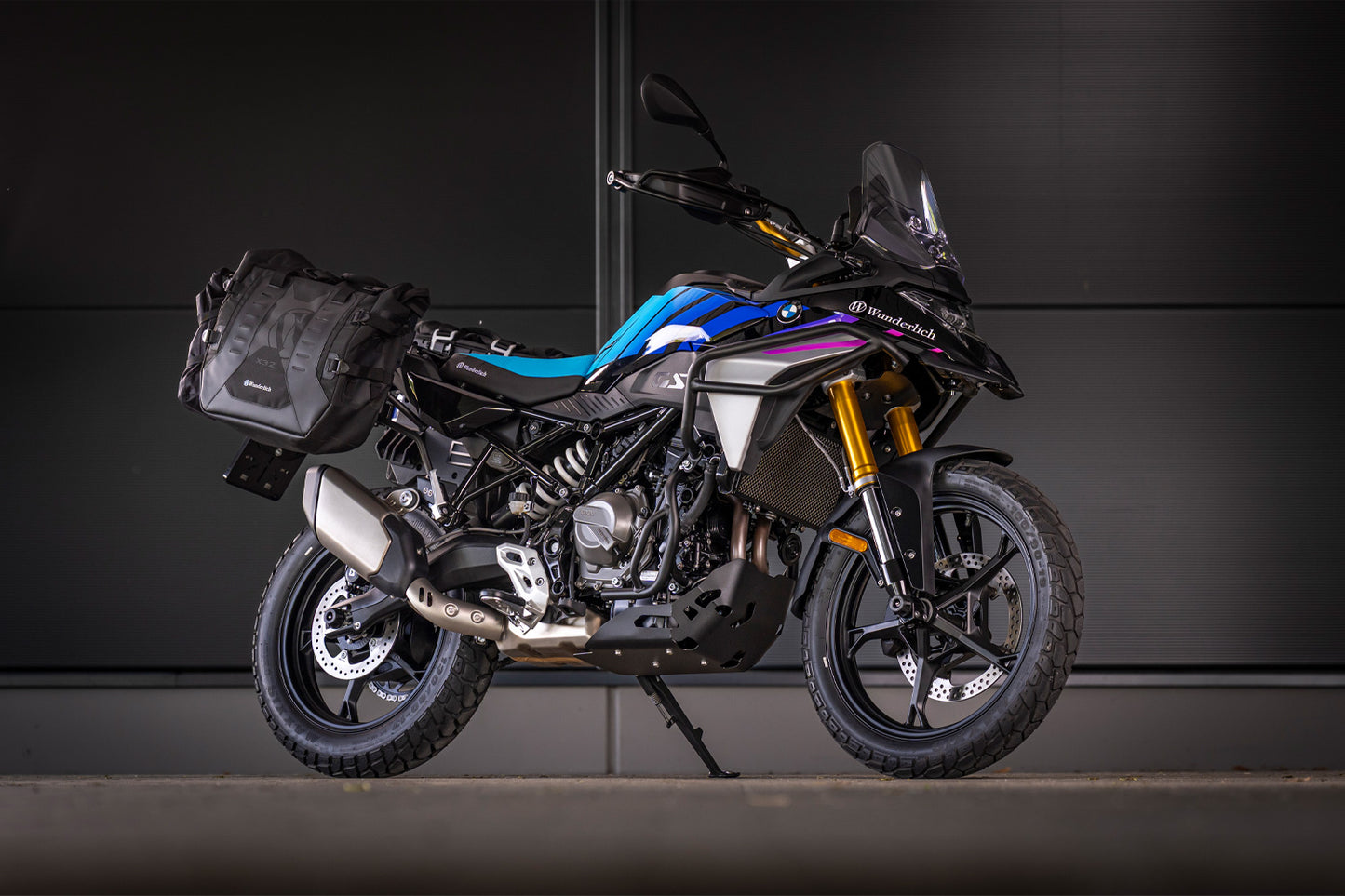 Wunderlich water radiator guard F 450 GS - black
