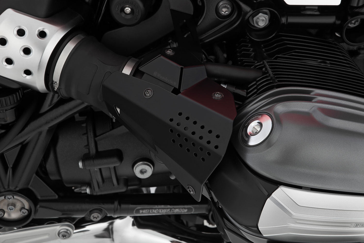 Wunderlich fuel injection system cover R 12 - black image 1