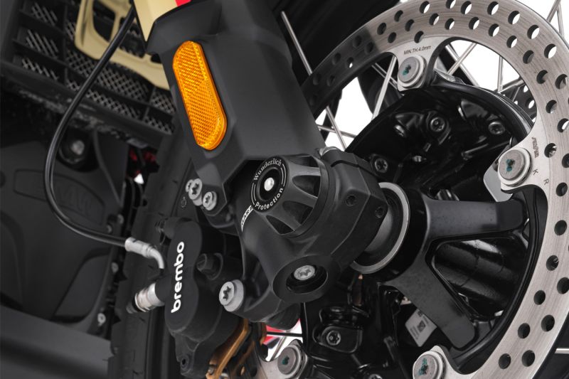 Wunderlich axle protection pads DOUBLESHOCK R 12 G/S - front - black image 1