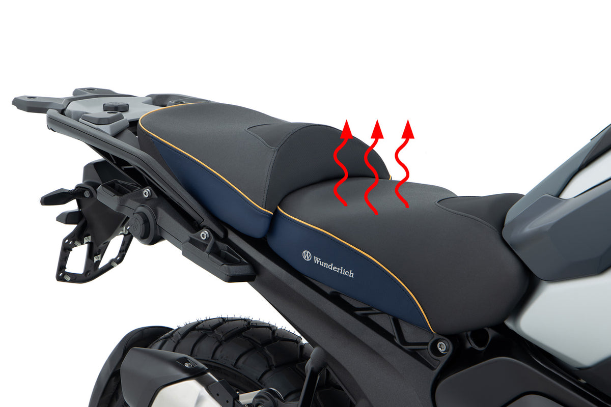 Wunderlich AktivKomfort Rider Seat R 1300 GS, Imperial Blue-Gold