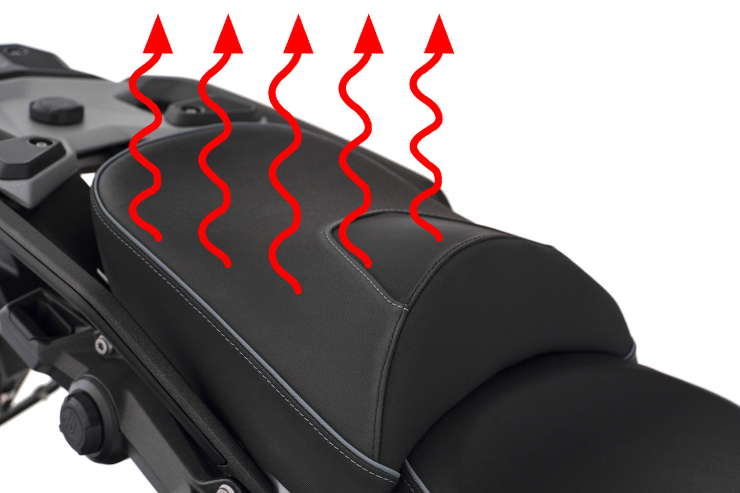 Wunderlich AKTIVKOMFORT Passenger Seat with Seat Heating - R 1300 GS