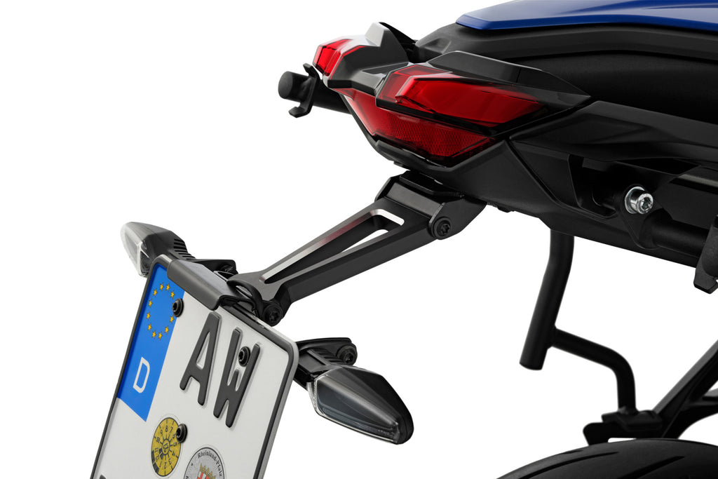 Wunderlich Number Plate Holder R 1300 R + RS - with Central Tail Light - black
