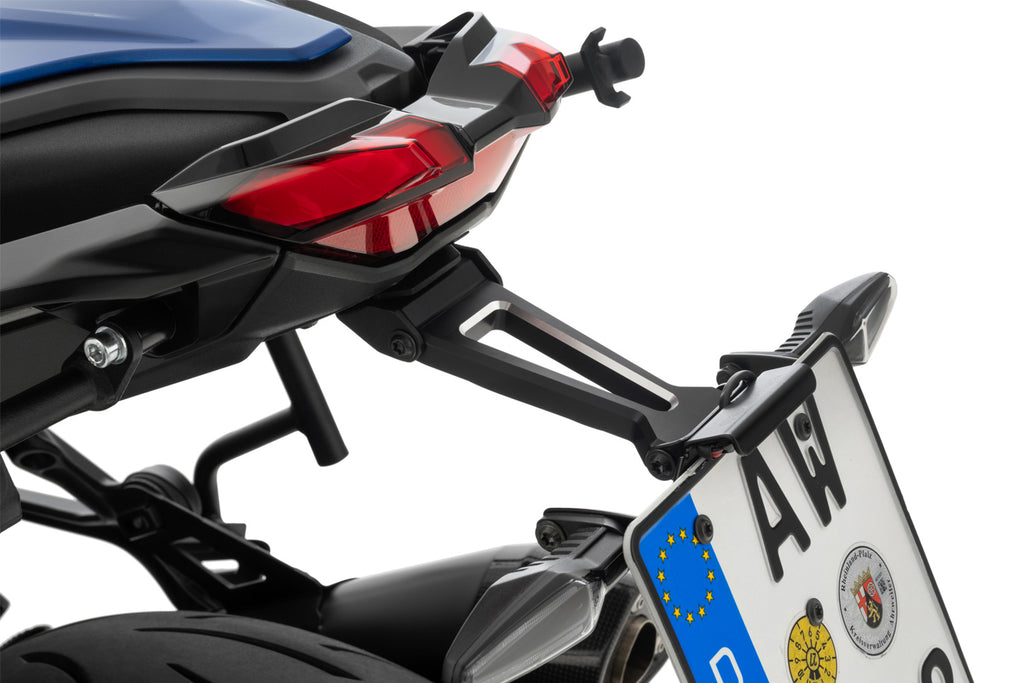 Wunderlich Number Plate Holder R 1300 R + RS - with Central Tail Light - black