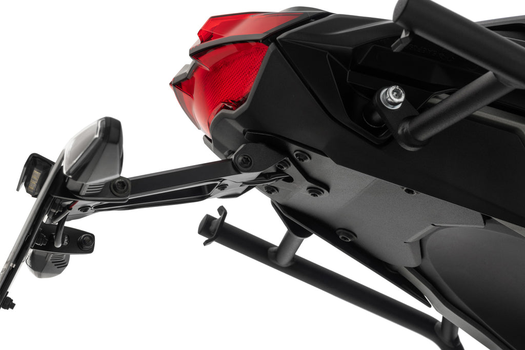 Wunderlich Number Plate Holder R 1300 R + RS - with Central Tail Light - black