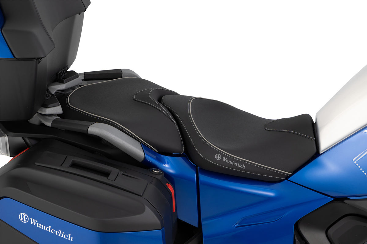 Wunderlich AKTIVKOMFORT passenger seat with seat heating Smart Plug & Play for the R 1300 RT - standard - black
