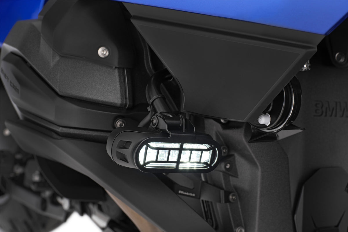 Wunderlich headlight guard for original LED auxiliary headlights R 1300 RT - black