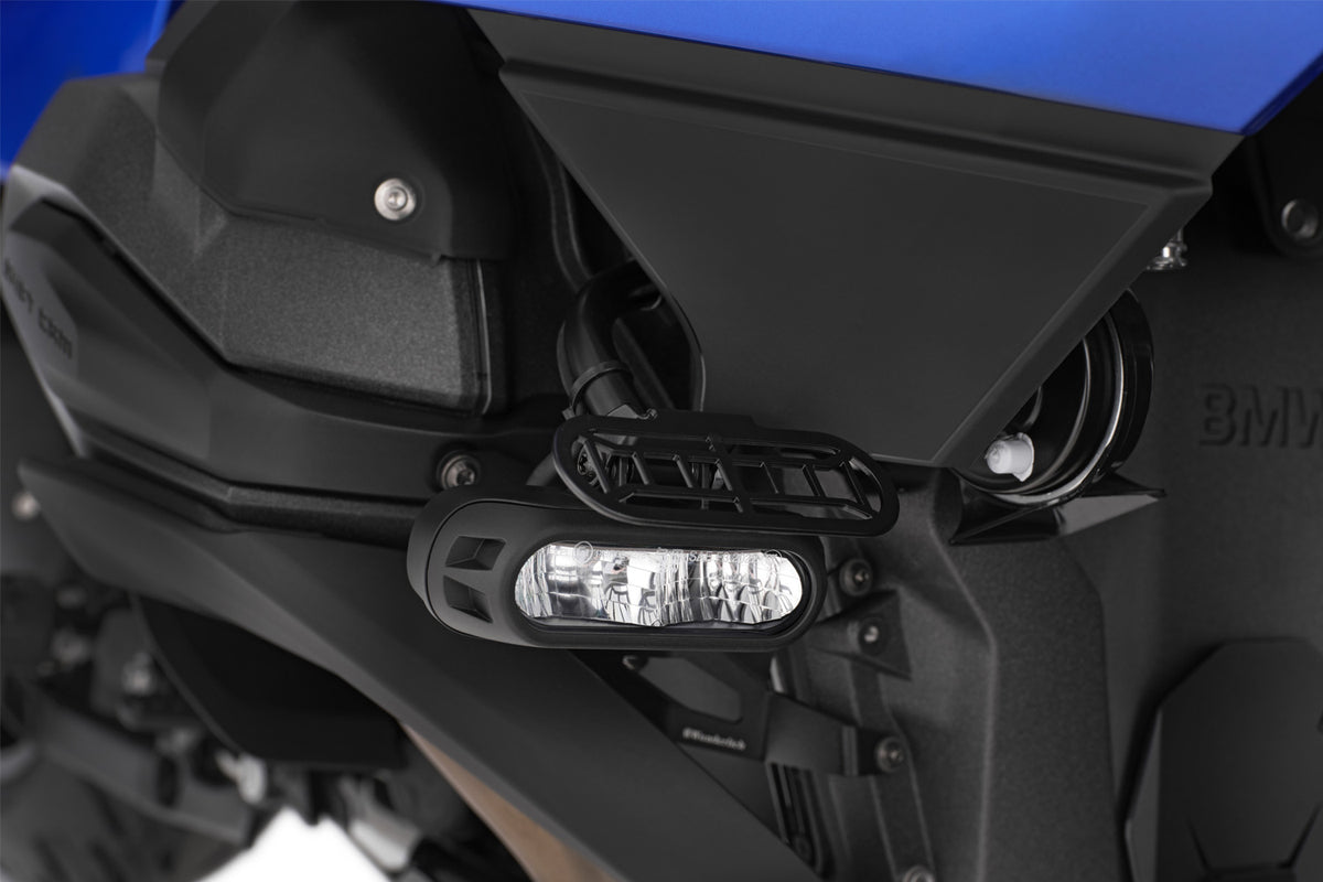 Wunderlich headlight guard for original LED auxiliary headlights R 1300 RT - black