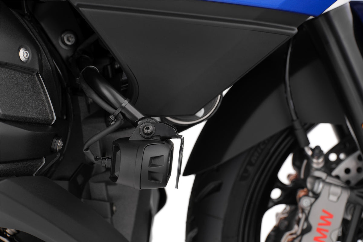 Wunderlich headlight guard for original LED auxiliary headlights R 1300 RT - black