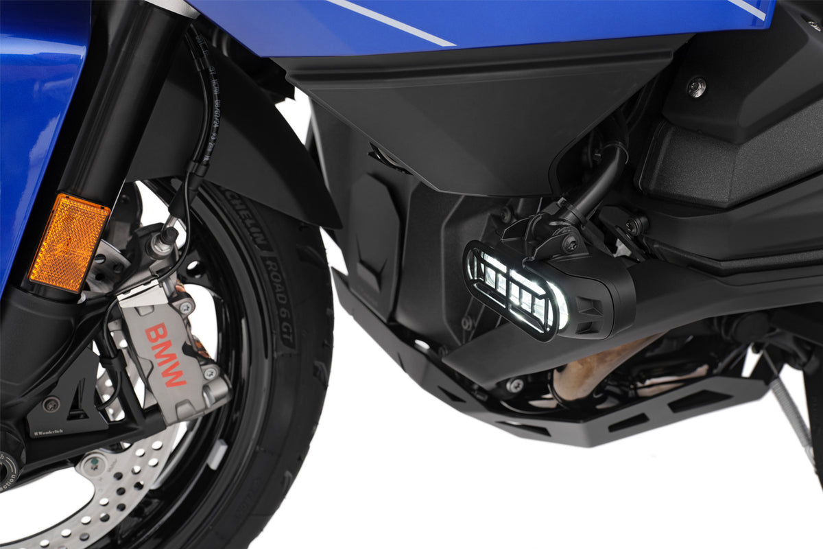 Wunderlich headlight guard for original LED auxiliary headlights R 1300 RT - black