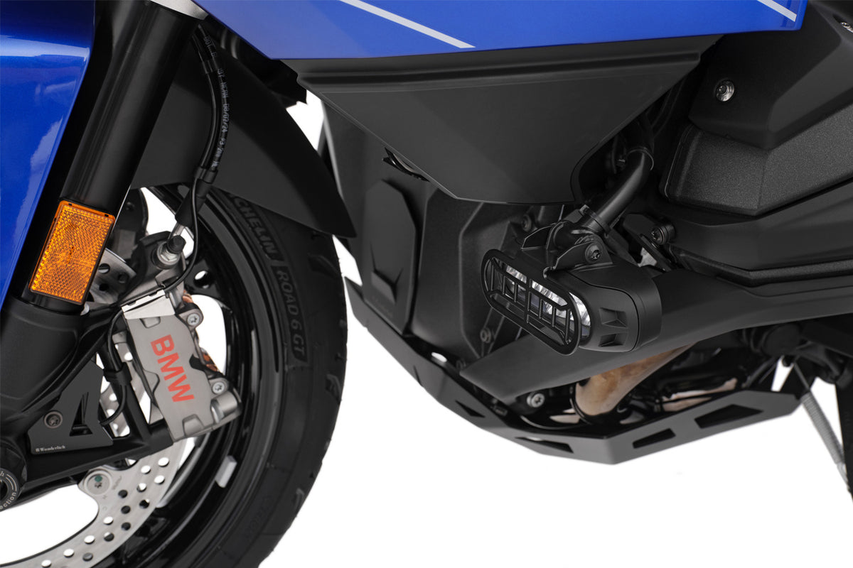 Wunderlich headlight guard for original LED auxiliary headlights R 1300 RT - black
