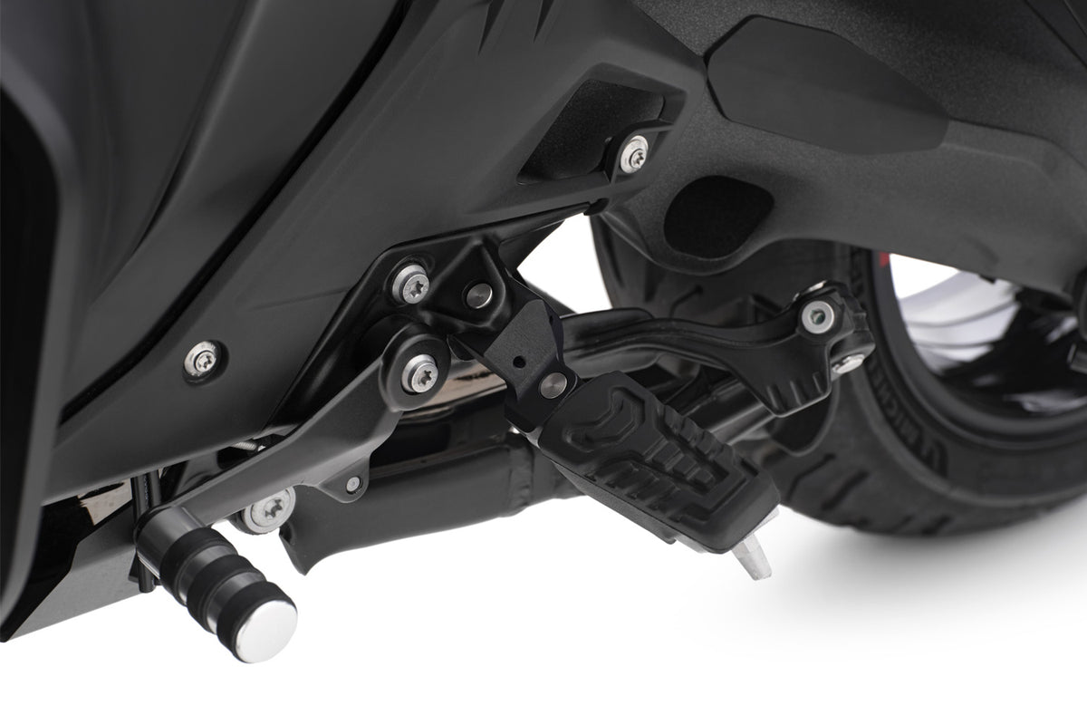 Wunderlich ERGO Rider Footrest Lowering Kit for BMW R 1300 RT - black