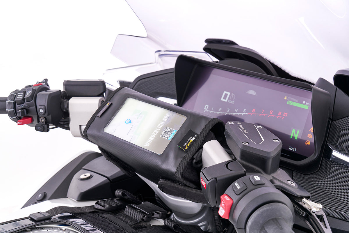 Wunderlich “BARBAG MEDIA” waterproof handlebar bag - black