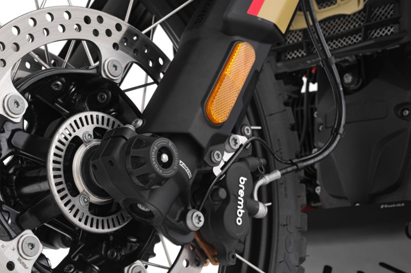 Wunderlich axle protection pads DOUBLESHOCK R 12 G/S - front - black image 2