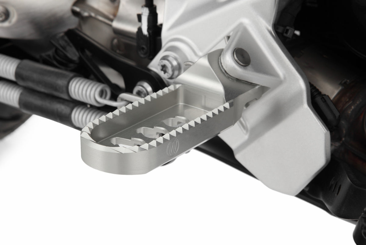 Wunderlich lower footrests ERGO-COMFORT - silver