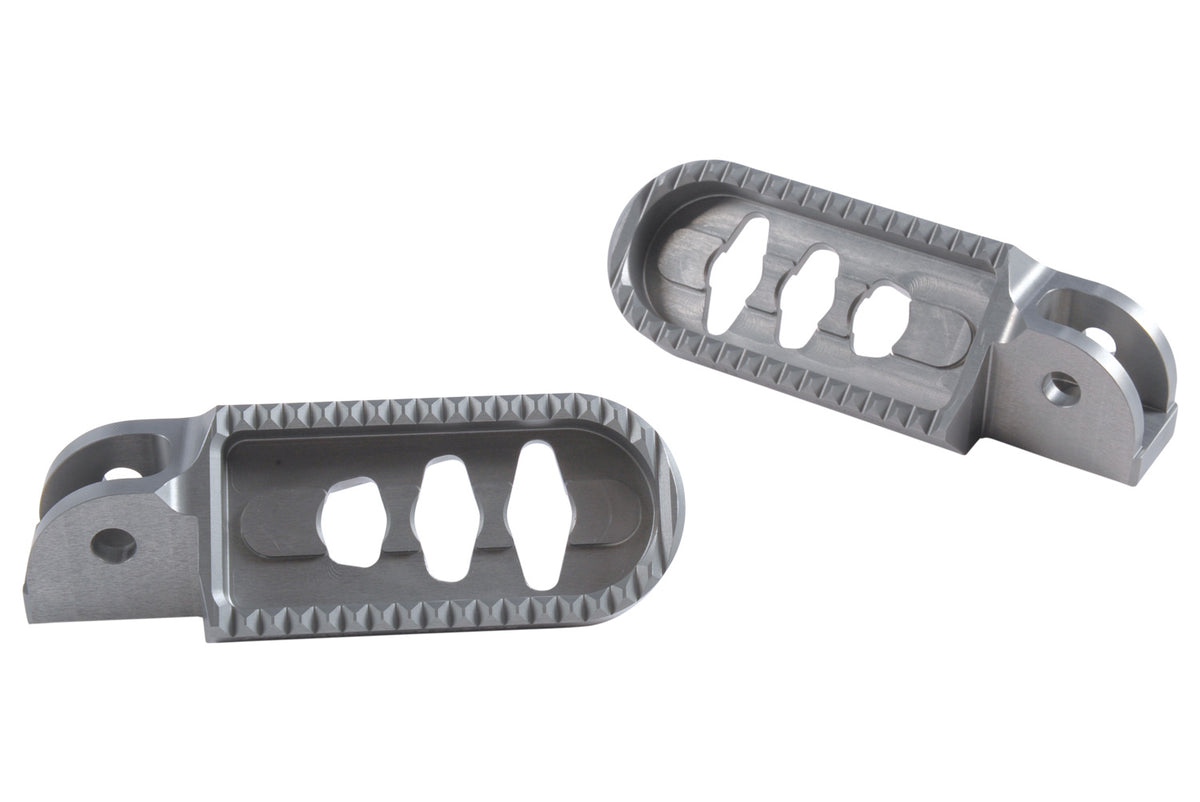 Wunderlich lower footrests ERGO-COMFORT - silver