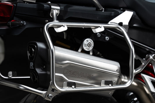 Slip on silencer F 900 GS Adventure REMUS 8 2.0 - black image 0