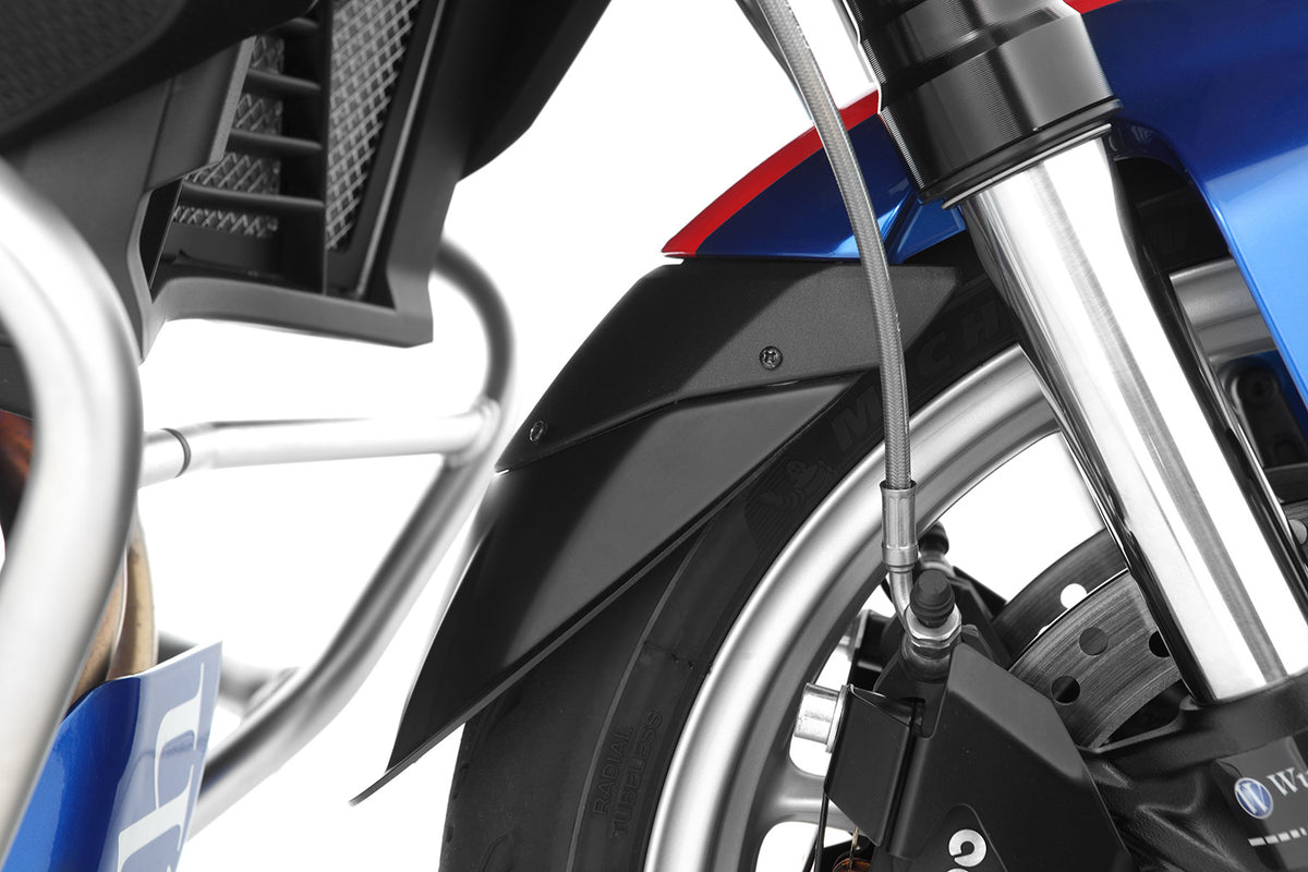 Wunderlich "EXTENDA FENDER" fender extension F 900 XR - front - black
