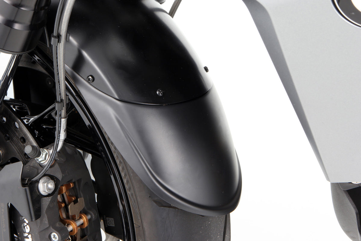 Wunderlich "EXTENDA FENDER" fender extension F 900 R - front - black