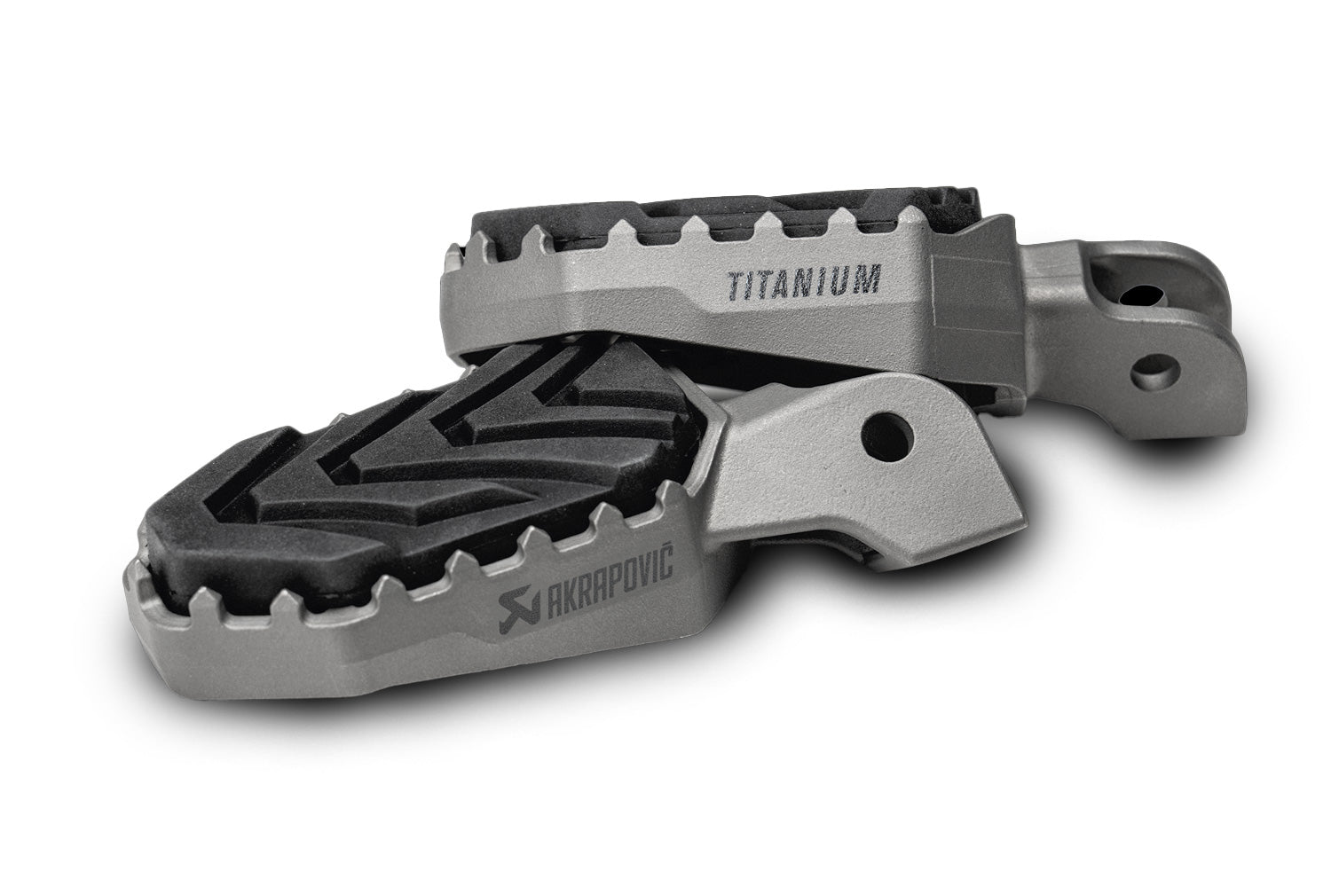 Akrapovic BMW Adventure footrest set - titanium image 1