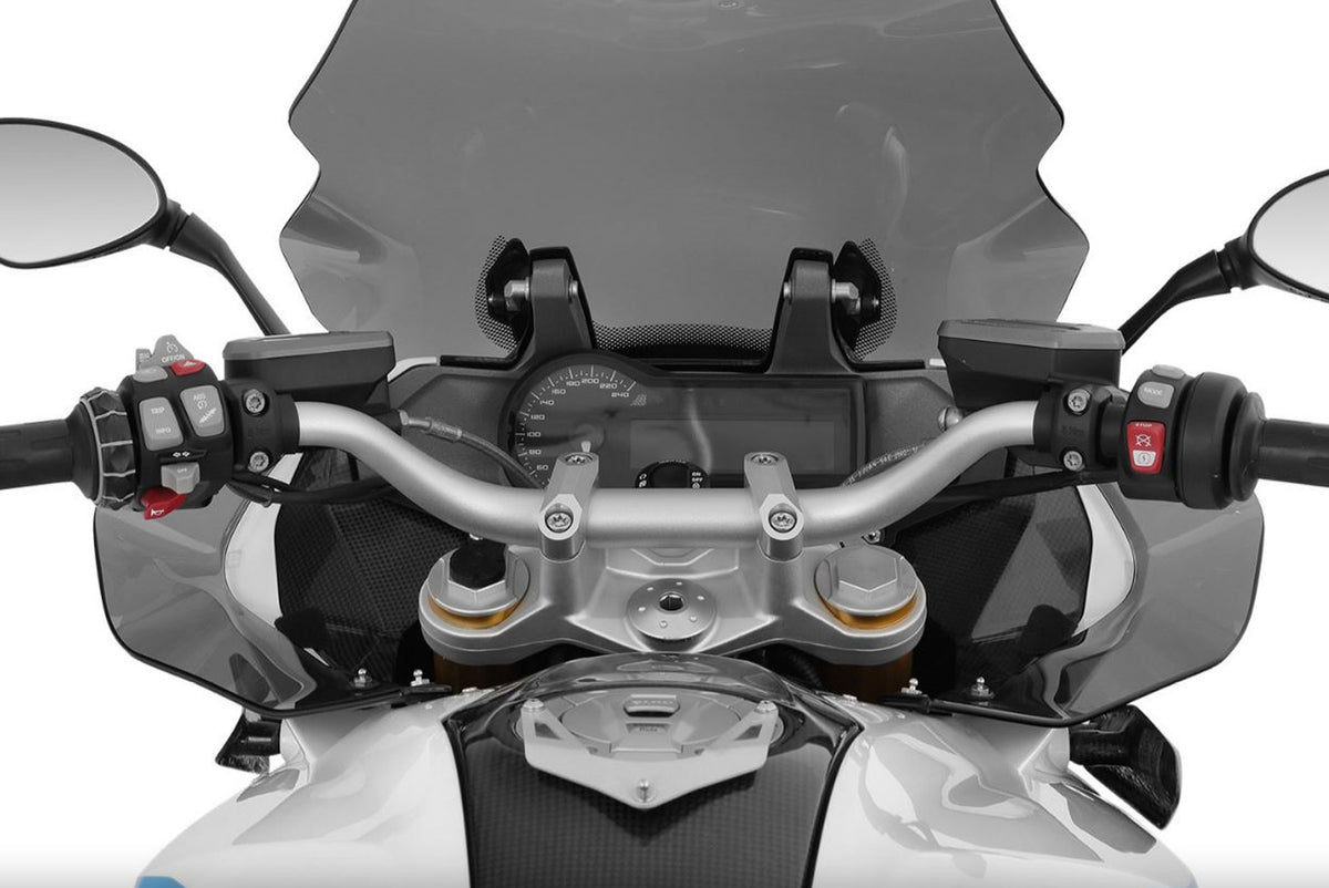 Wunderlich Tube-style handlebar - pre-drilled - silver
