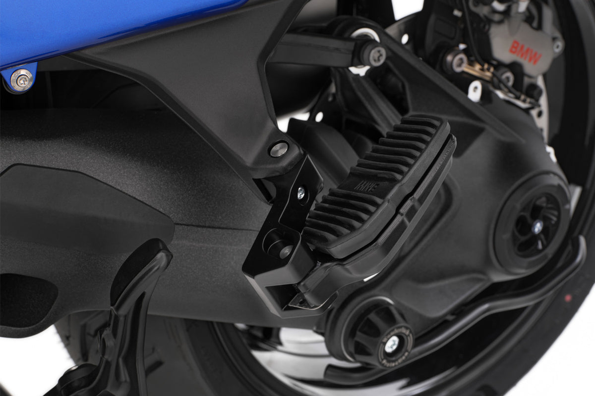 Wunderlich ERGO Passenger Footrest Lowering Kit for the BMW R 1300 RT - black