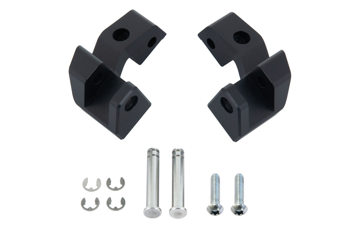 Wunderlich ERGO Passenger Footrest Lowering Kit for the BMW R 1300 RT - black
