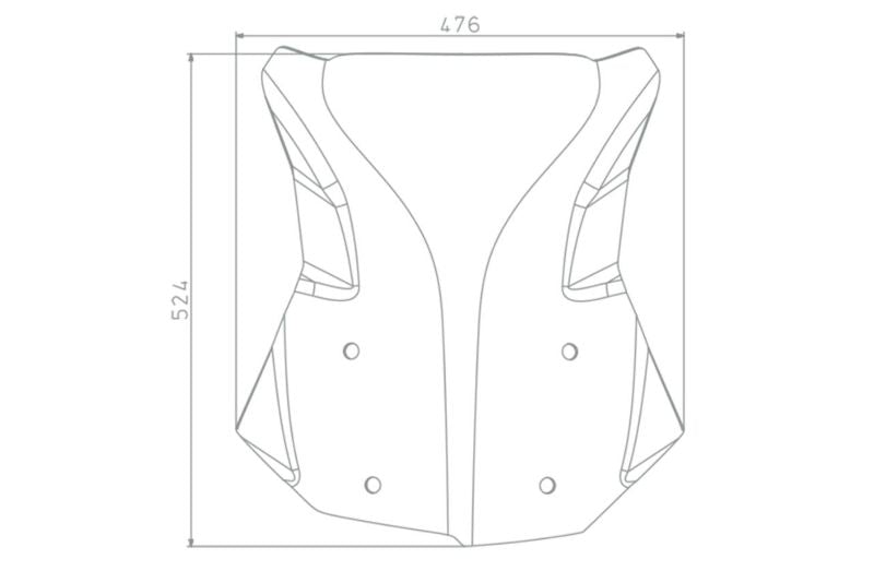 Wunderlich windshield MARATHON with windshield reinforcement - left and right image 8