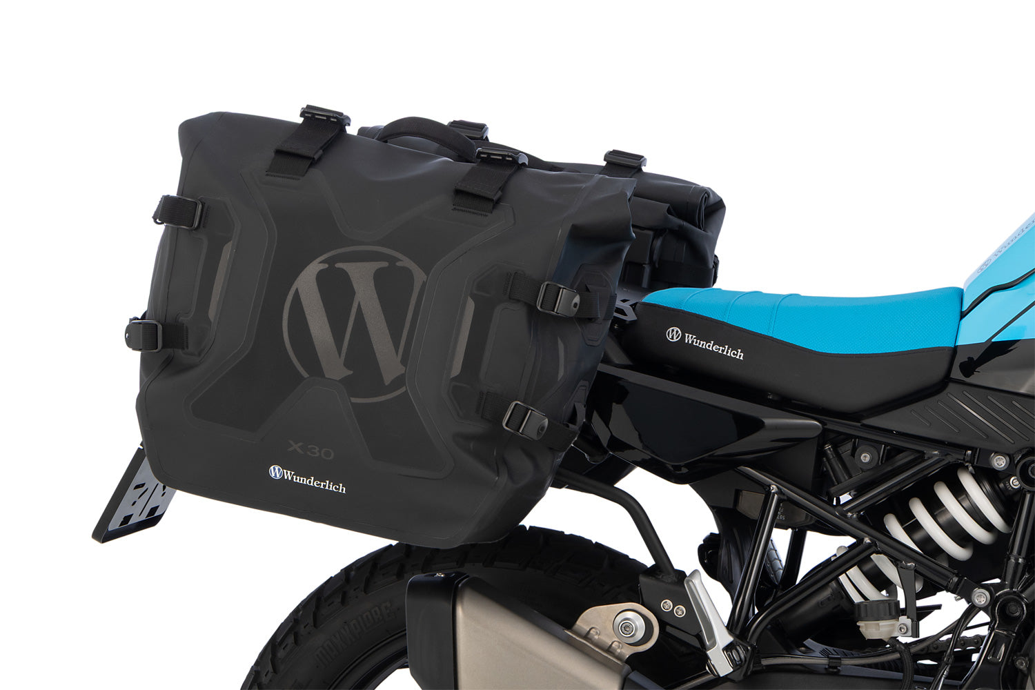 Wunderlich X waterproof side-bag luggage system with carrier for F 450 GS image 1