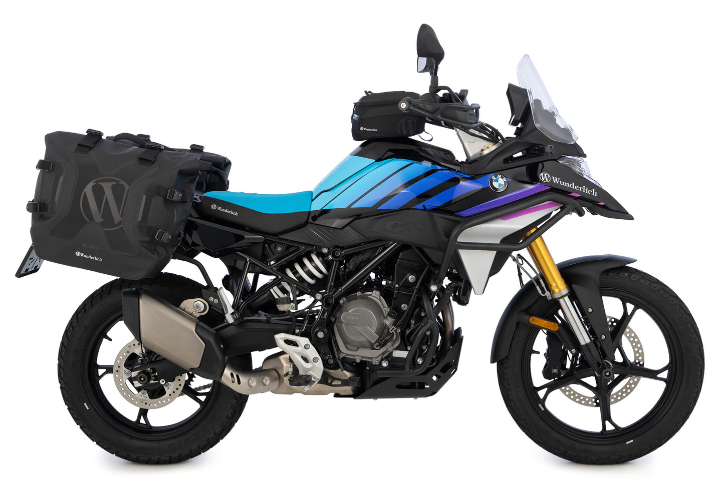Wunderlich X waterproof side-bag luggage system with carrier for F 450 GS image 2