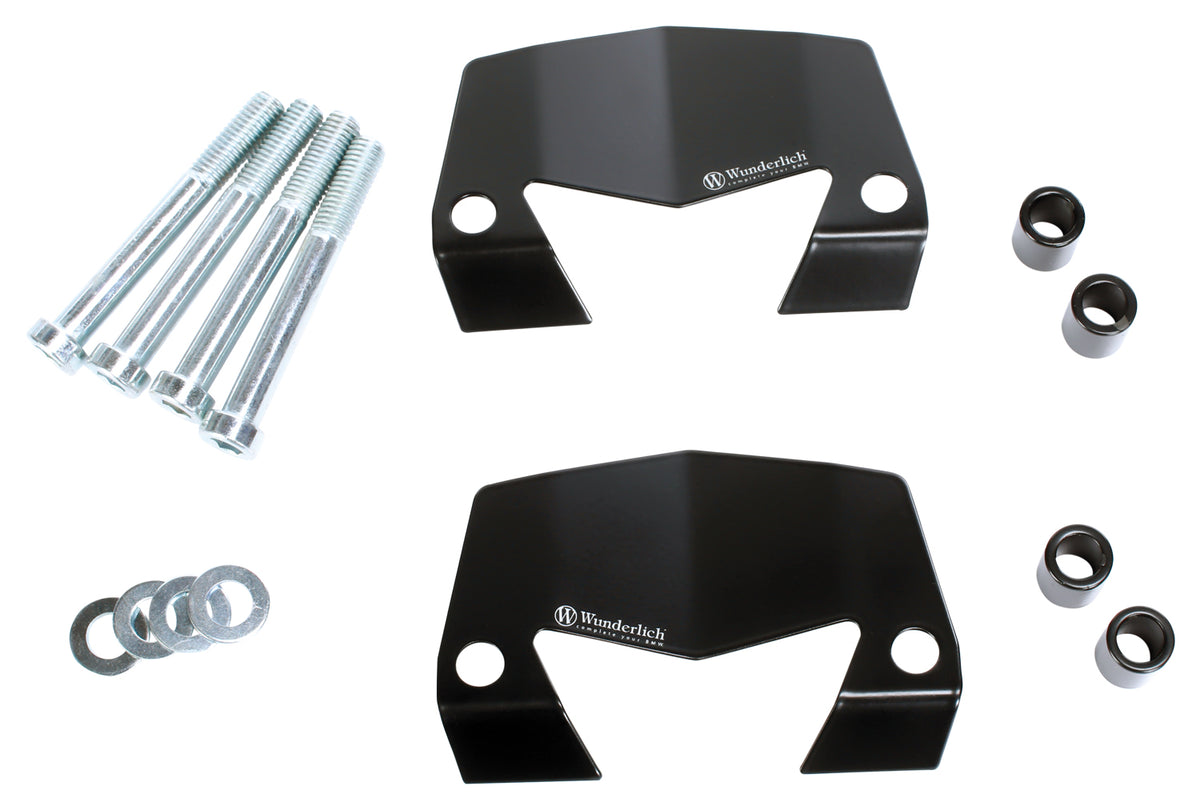 Wunderlich Brake calliper dirt trap - front - left and right - black