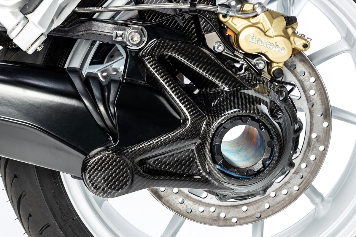 Ilmberger Kardan housing cover (Mounting without splash guard) R 1250 GS + Adventure - Carbon