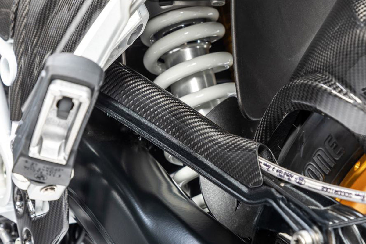 Ilmberger Brake line cover R 1250 GS + Adventure - Carbon