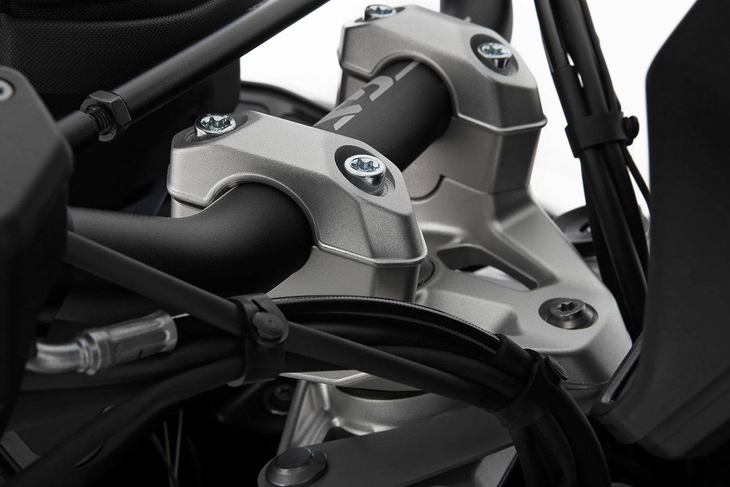 Wunderlich handlebar riser ERGO R 1300 GS (Adventure) - 25mm - silver image 0