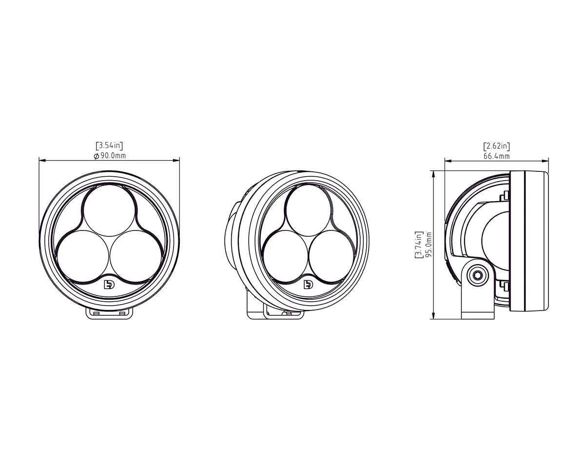 D3 LED Driving Light Pod with DataDim™ Technology image 6
