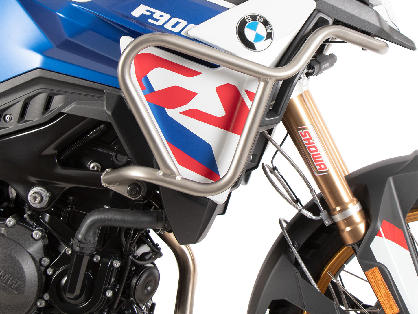 Hepco & Becker tank guard for BMW F 900 GS (2024-) - silver - right side