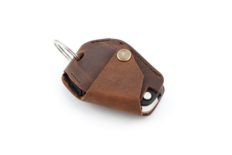 Wunderlich Keyless Ride Leather Key Pouch - Genuine leather - brown image 1