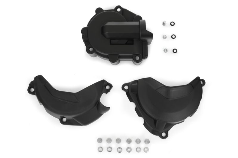 Wunderlich protective cover set for clutch, alternator and water pump - black image 5