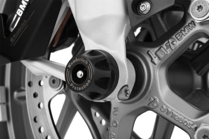 Wunderlich “DOUBLESHOCK” axle protection pads - front - black image 2