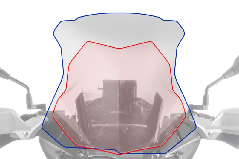 Wunderlich windshield MARATHON with windshield reinforcement - left and right image 7