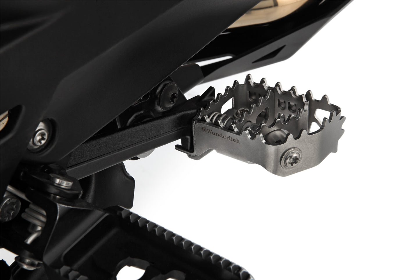 Wunderlich Enduro brake lever enlarger - stainless steel image 1