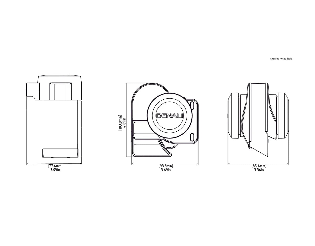 SoundBomb™ Split Dual-Tone Air Horn image 3