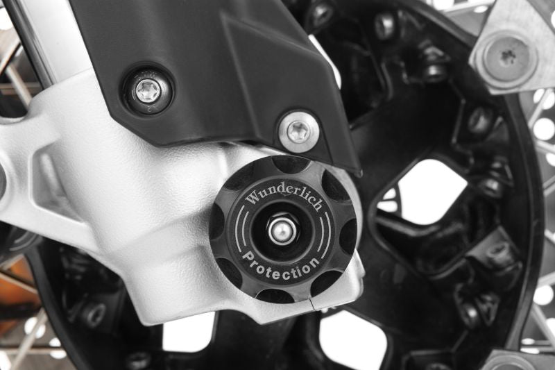 Wunderlich DOUBLESHOCK axle crash pads - front - F 900 GS Adventure image 1