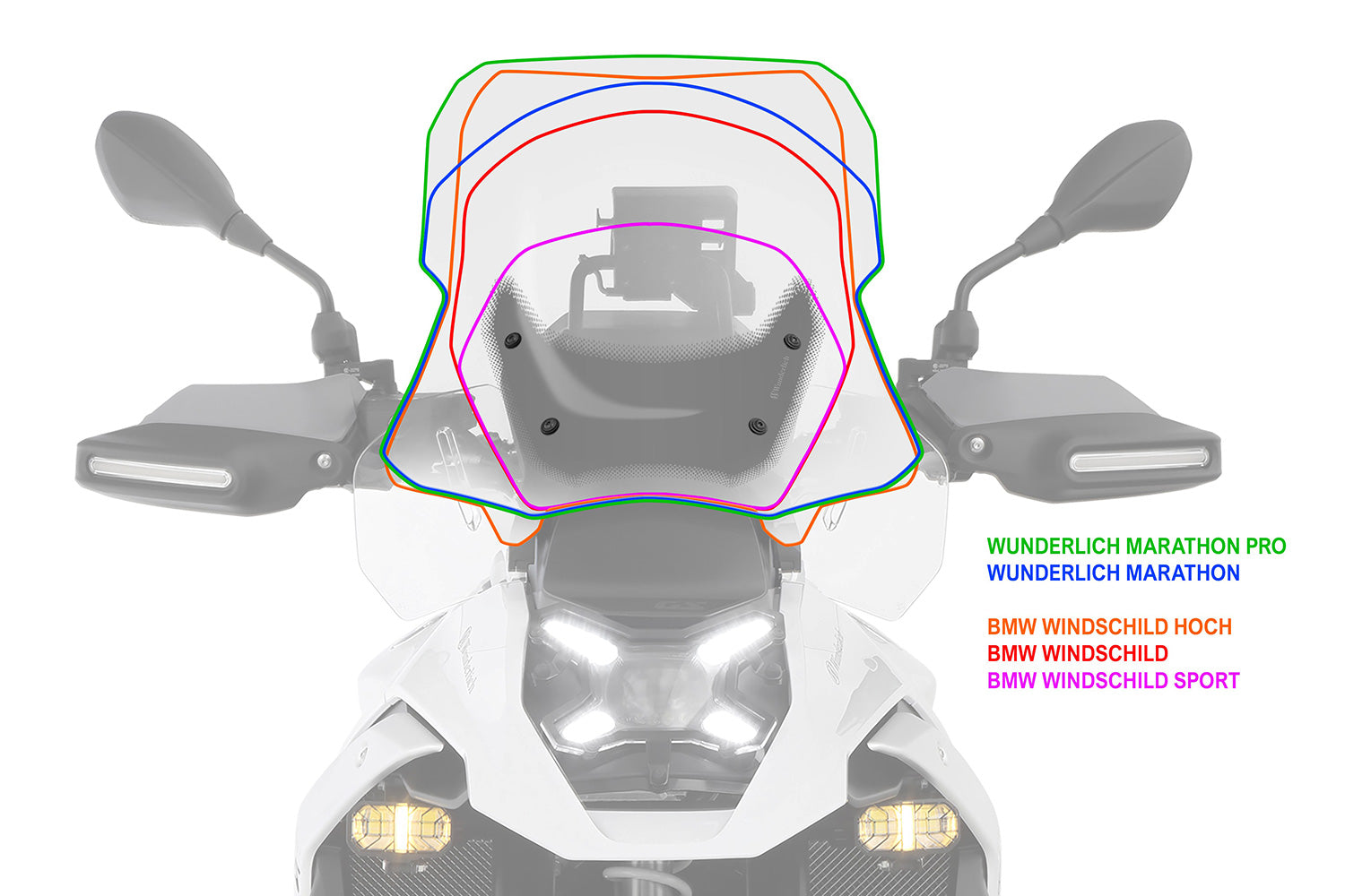 Wunderlich Windscreen MARATHON PRO R 1300 GS (Adventure) image 5