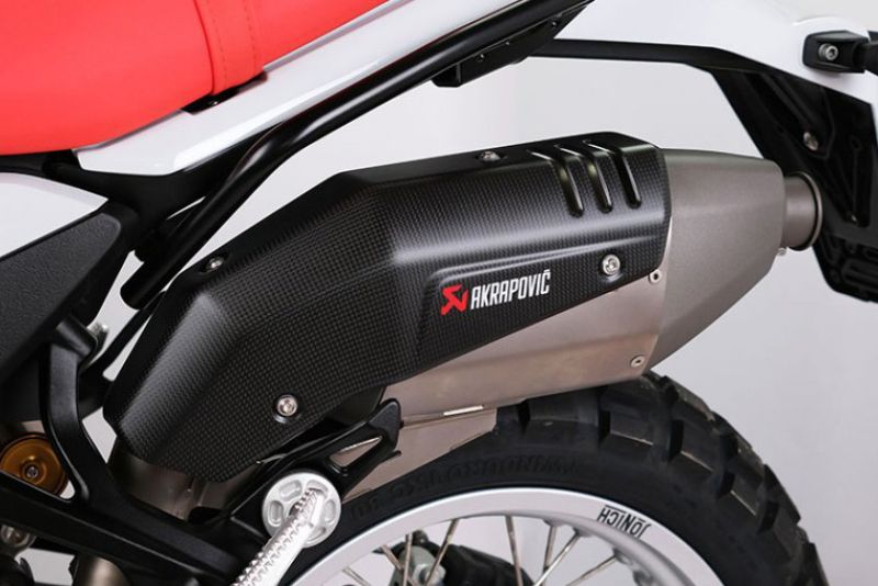 High-mounted Exhaust Unit Garage-Akrapovic R 12 G/S - titanium image 1