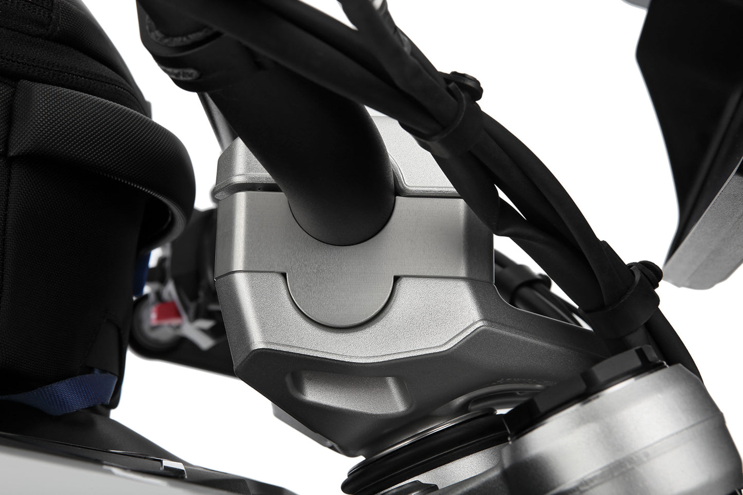 Wunderlich handlebar riser ERGO R 1300 GS (Adventure) - 25mm - silver image 2