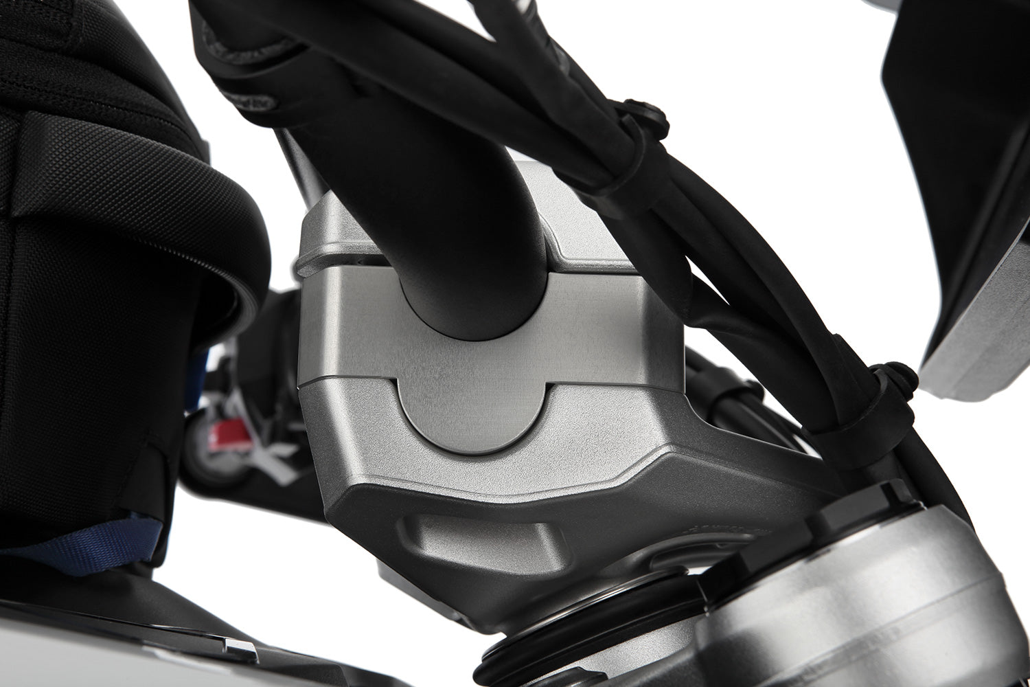 Wunderlich handlebar riser ERGO R 1300 GS (Adventure) - 25mm - silver image 2