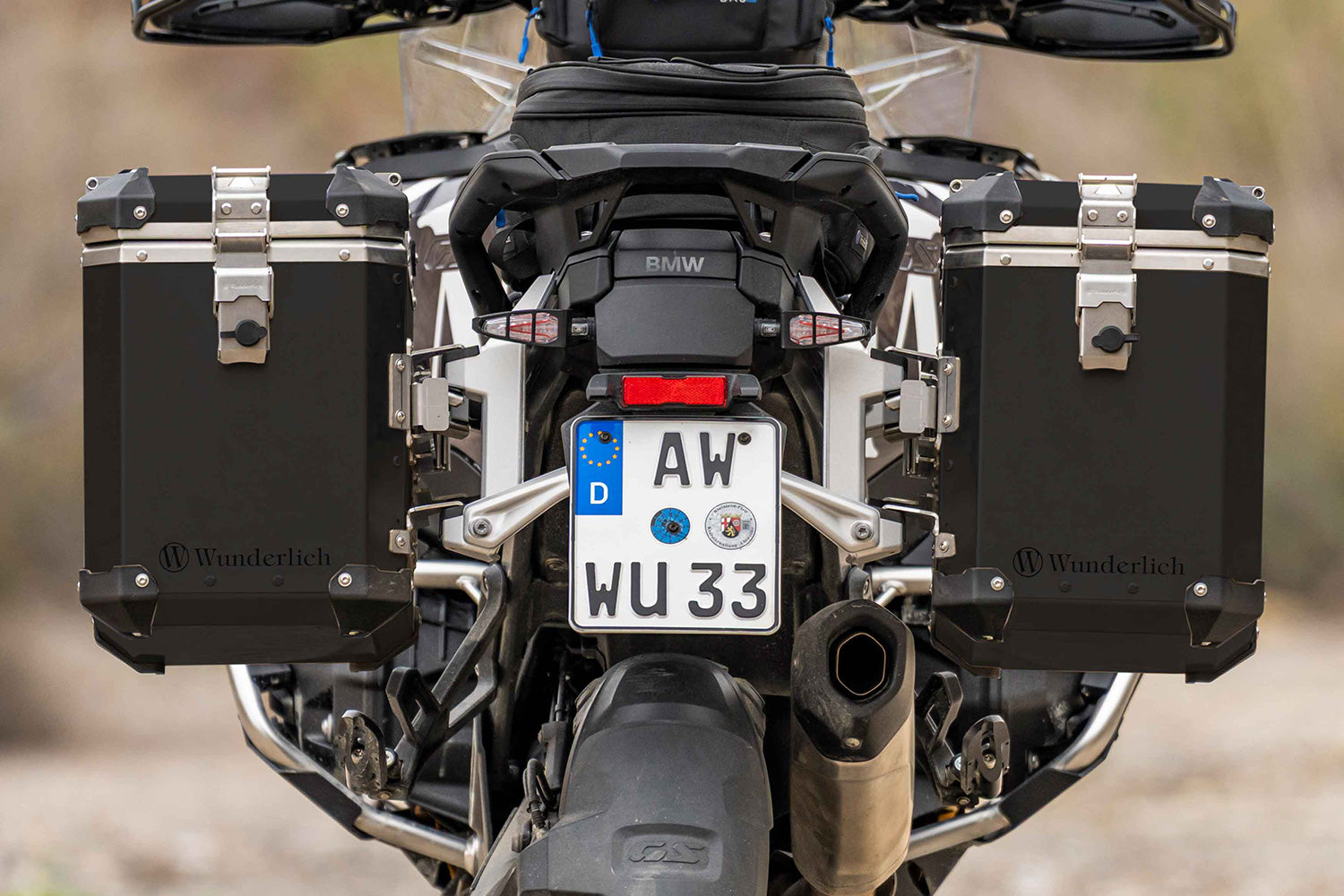 Wunderlich case set EXTREME DirectLock R 1300 GS Adventure -  black or aluminium image 2