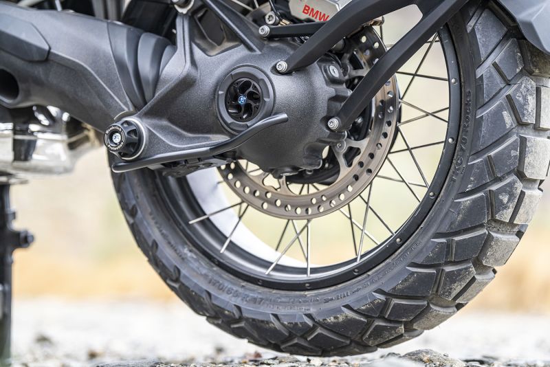 Wunderlich DOUBLESHOCK cardan protection pads - rear - black image 3